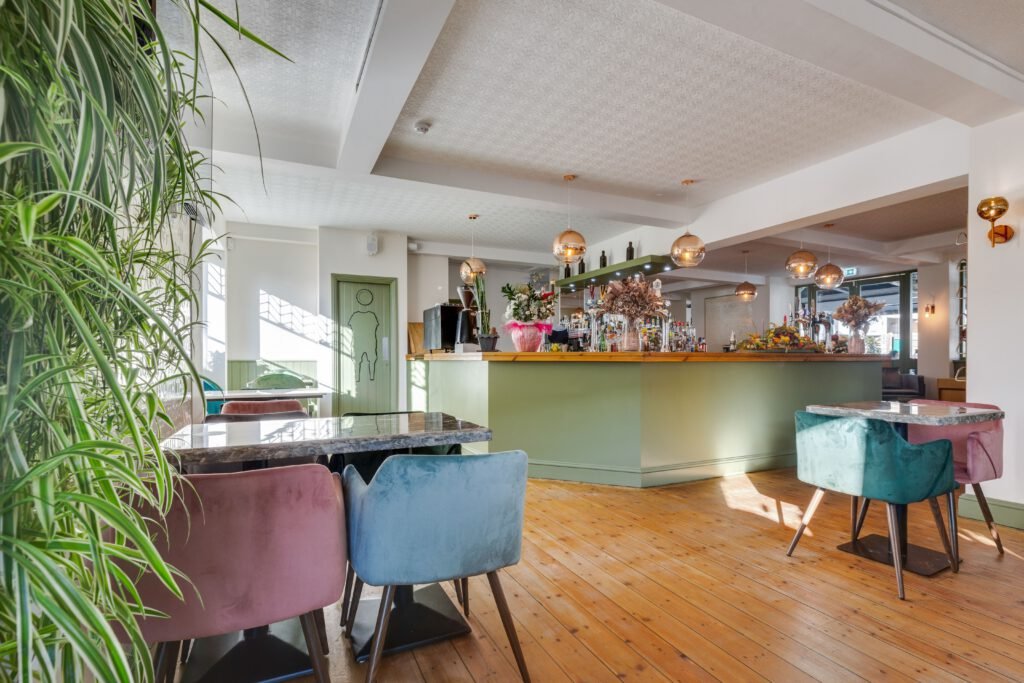 clean and modern cafe space in the uk